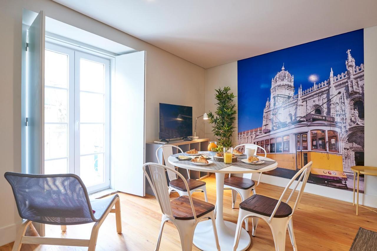 Modern Apartment Bica Dos Olhos Lisboa Rum bild
