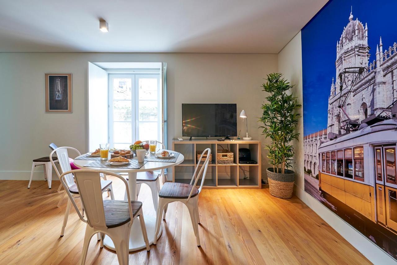 Modern Apartment Bica Dos Olhos Lisboa Rum bild